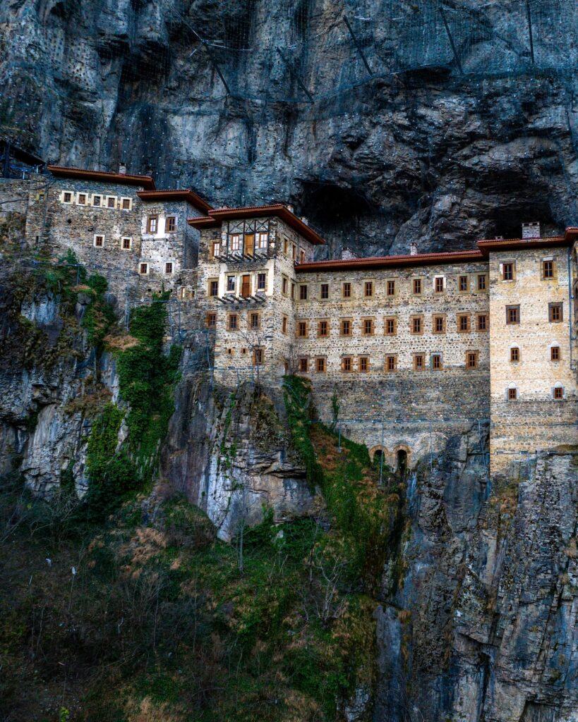 Photo by Fatih Turan: https://www.pexels.com/photo/sumela-monastery-pontic-mountains-macka-district-turkey-15214392/