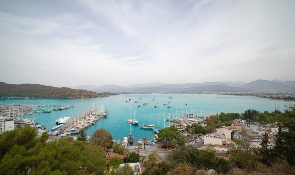 Photo by Furkan Dolunay: https://www.pexels.com/photo/drone-shot-of-the-marina-of-fethiye-11358795/